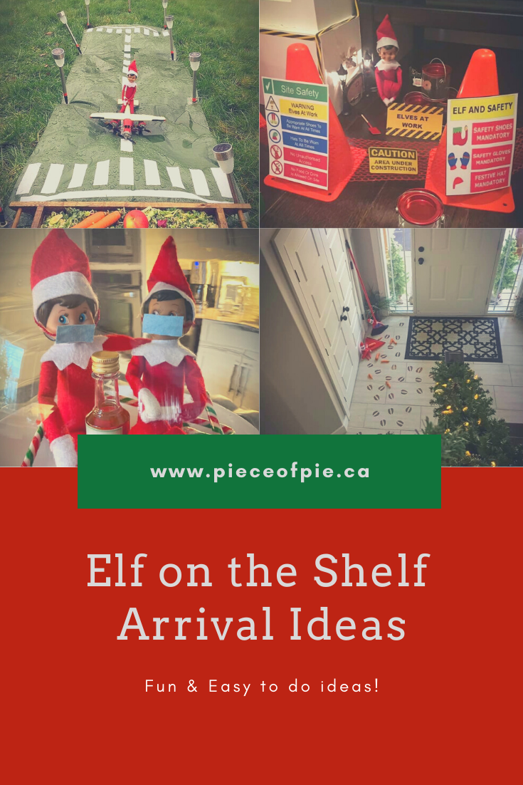 Elf on the Shelf Arrival Ideas (Free Printables) PIECE OF PIE Tales